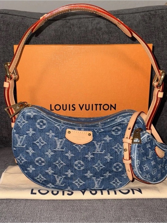 Louis Vuitton Handbags - Louis Vuitton Denim Croissant Bag